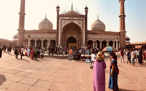 Old Delhi Private Walking Tour with Tuk-Tuk Ride, Street Food Tasting and Jama Masjid Visit
